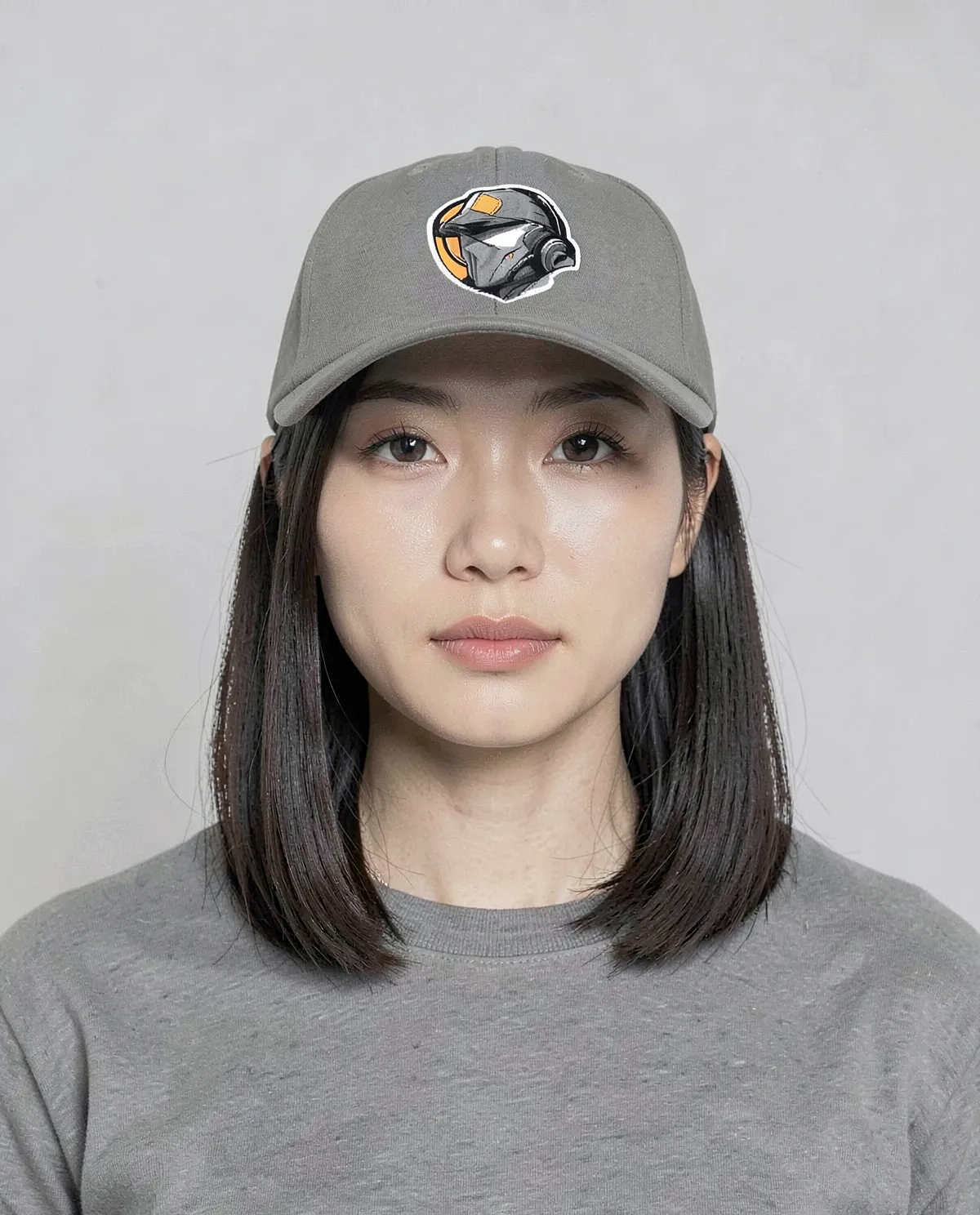 Cappellino personalizzabile 100% cotone Grigio