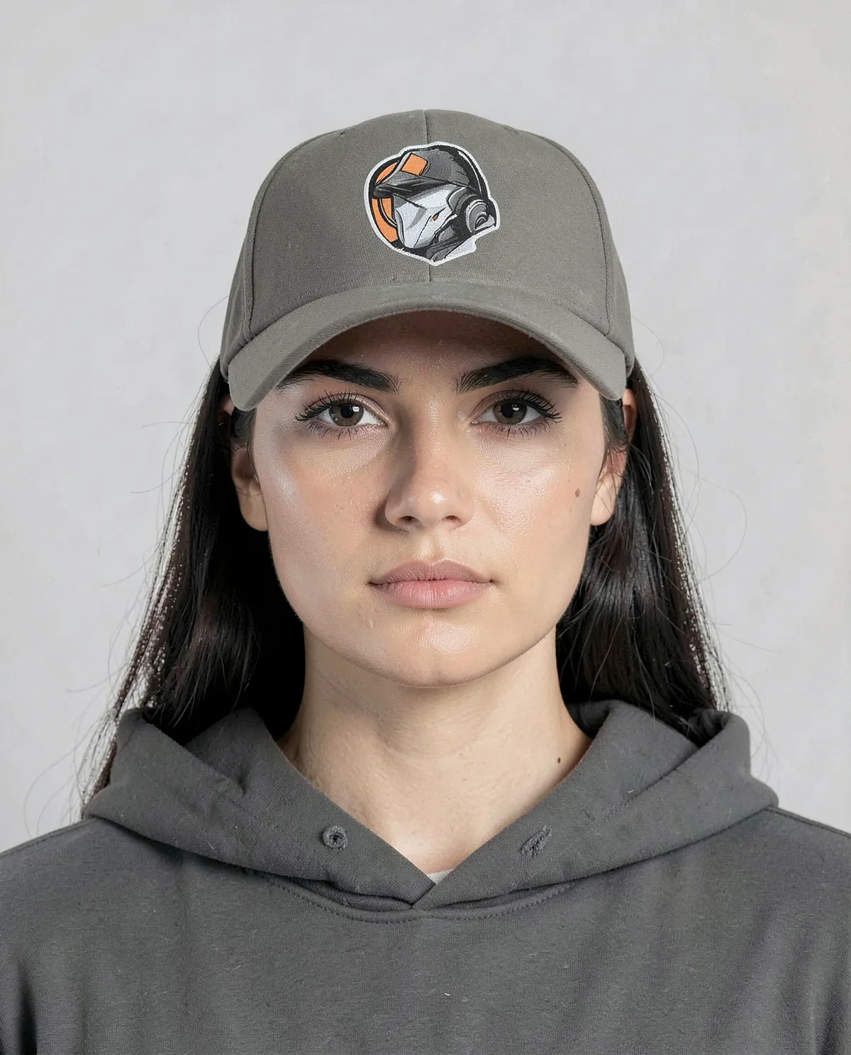 Cappellino Khaki con chiusura a velcro regolabile 0