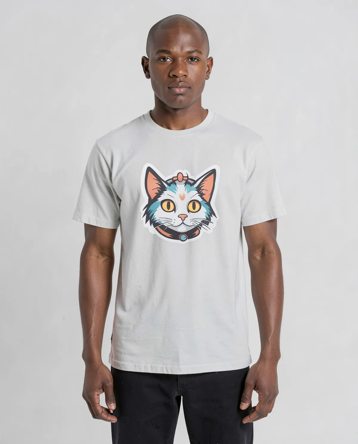 T-shirt bianca – Organico, Design classico 0