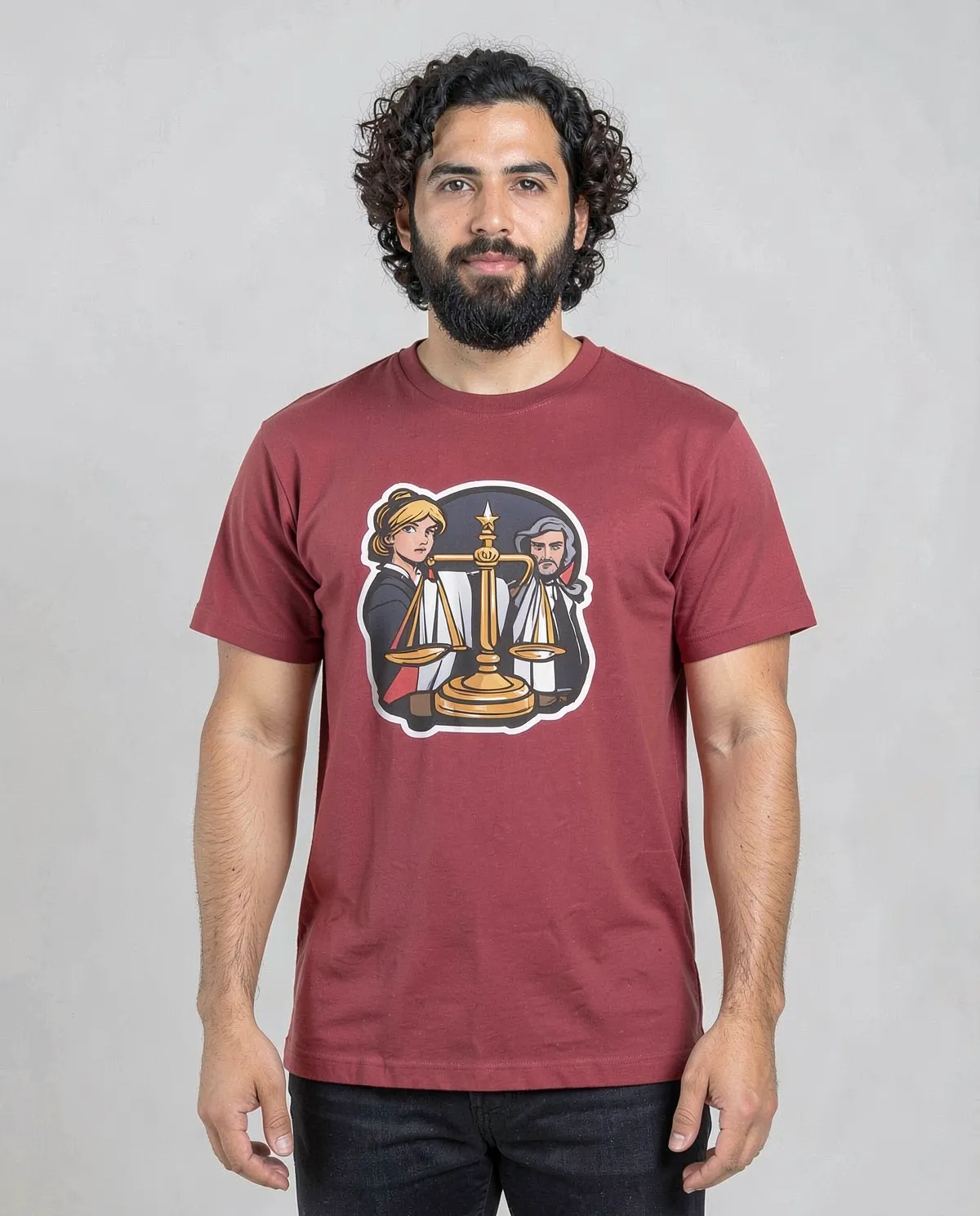 Maglietta rossa ideale per stampe personalizzate 0