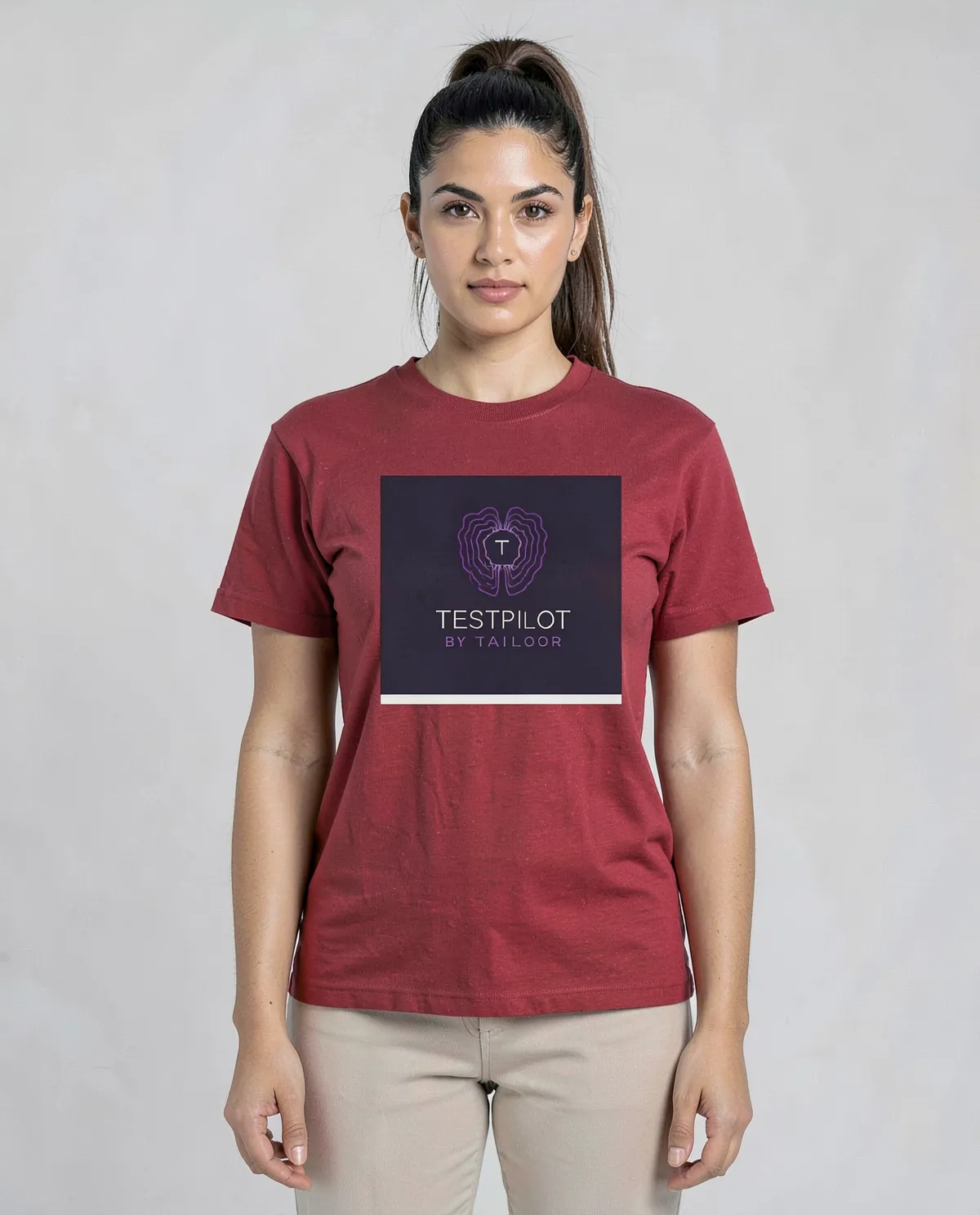 Maglietta Eco‑Sostenibile Rossa – Comfort in Cotone Organico