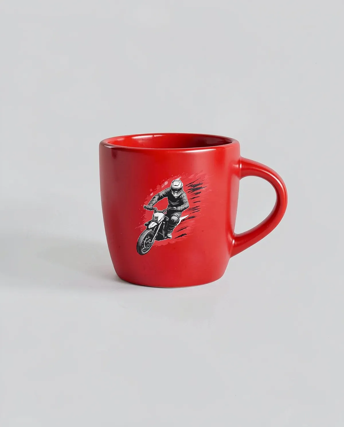 Tazza in ceramica con esterno opaco, interno lucido 0