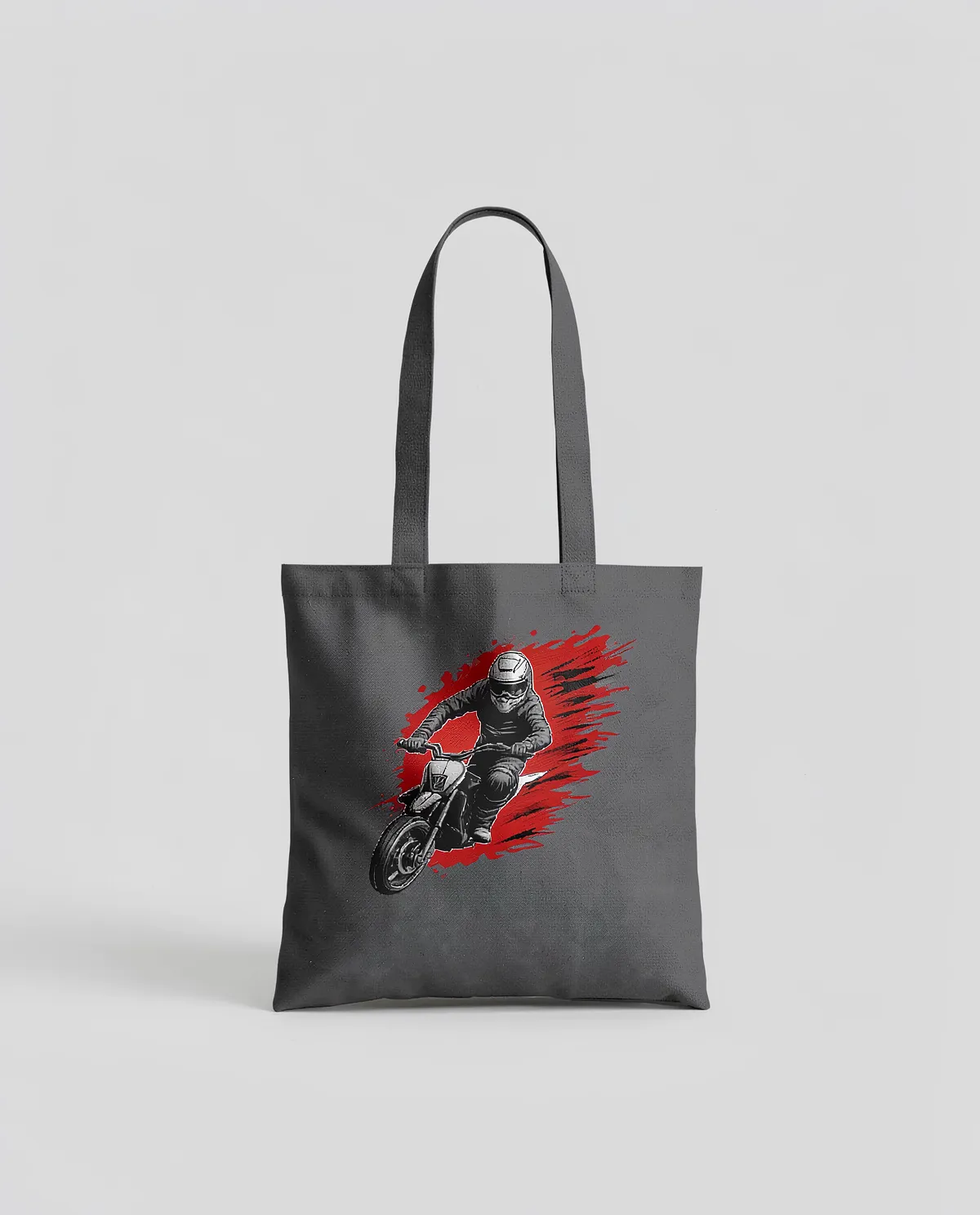 Tote Bag in cotone di alta qualità con manici lunghi 0