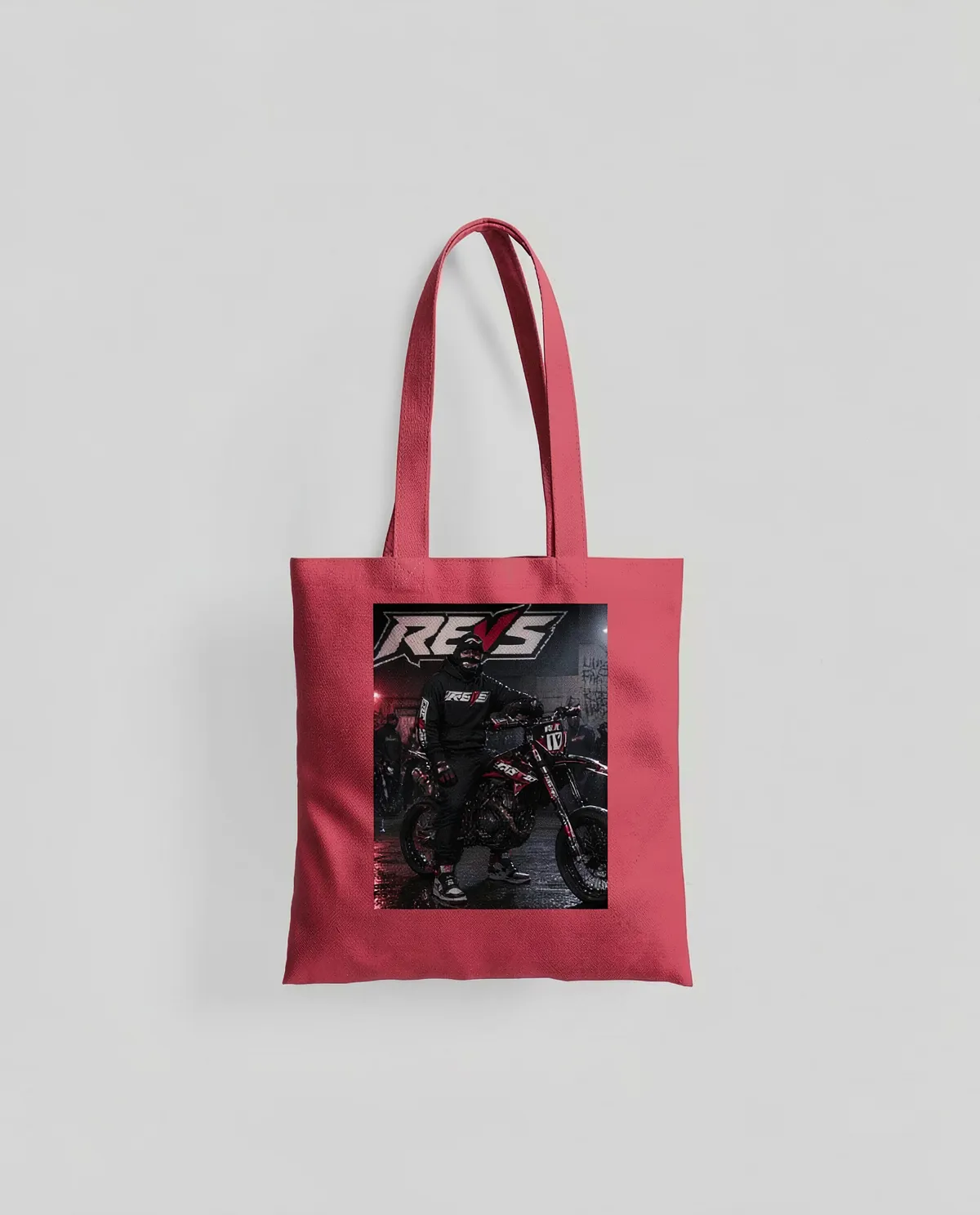 Tote Bag in cotone personalizzabile con manici lunghi 0