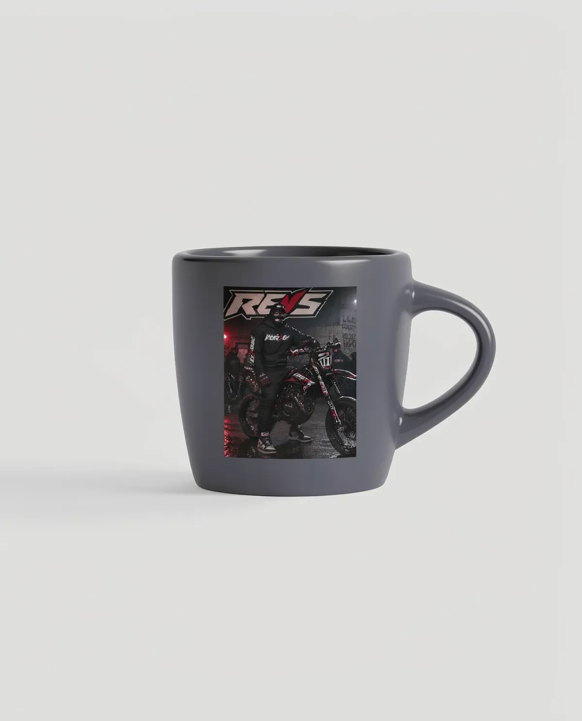 Tazza in ceramica con esterno opaco, interno lucido 0