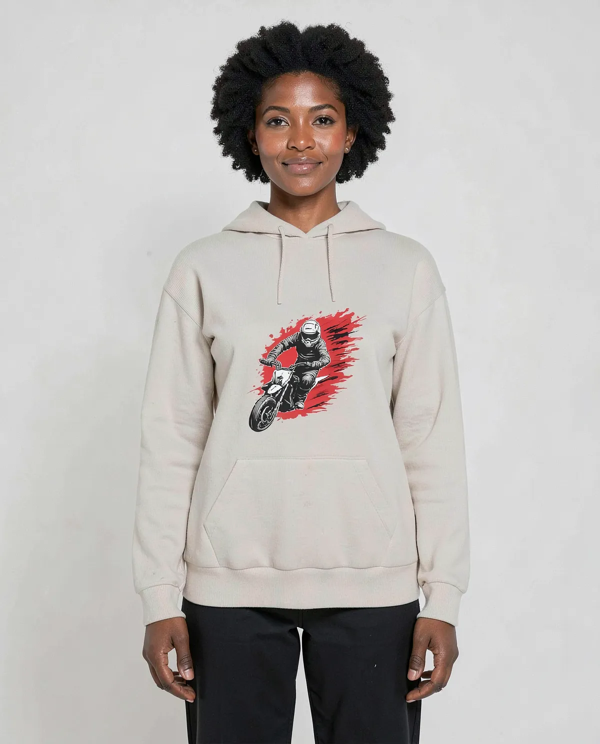 Felpe Unisex Crema, Vestibilità Moderna, Comfort Morbido 0