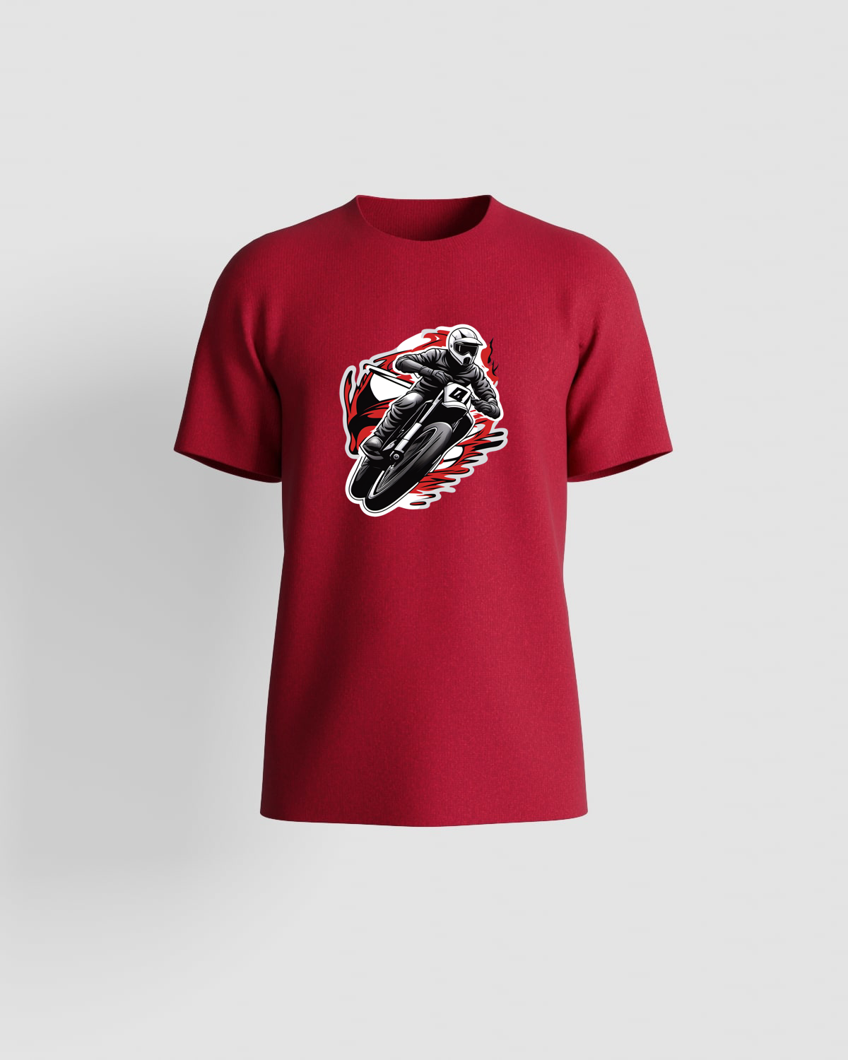T-Shirt rossa – Design grafico unico 59