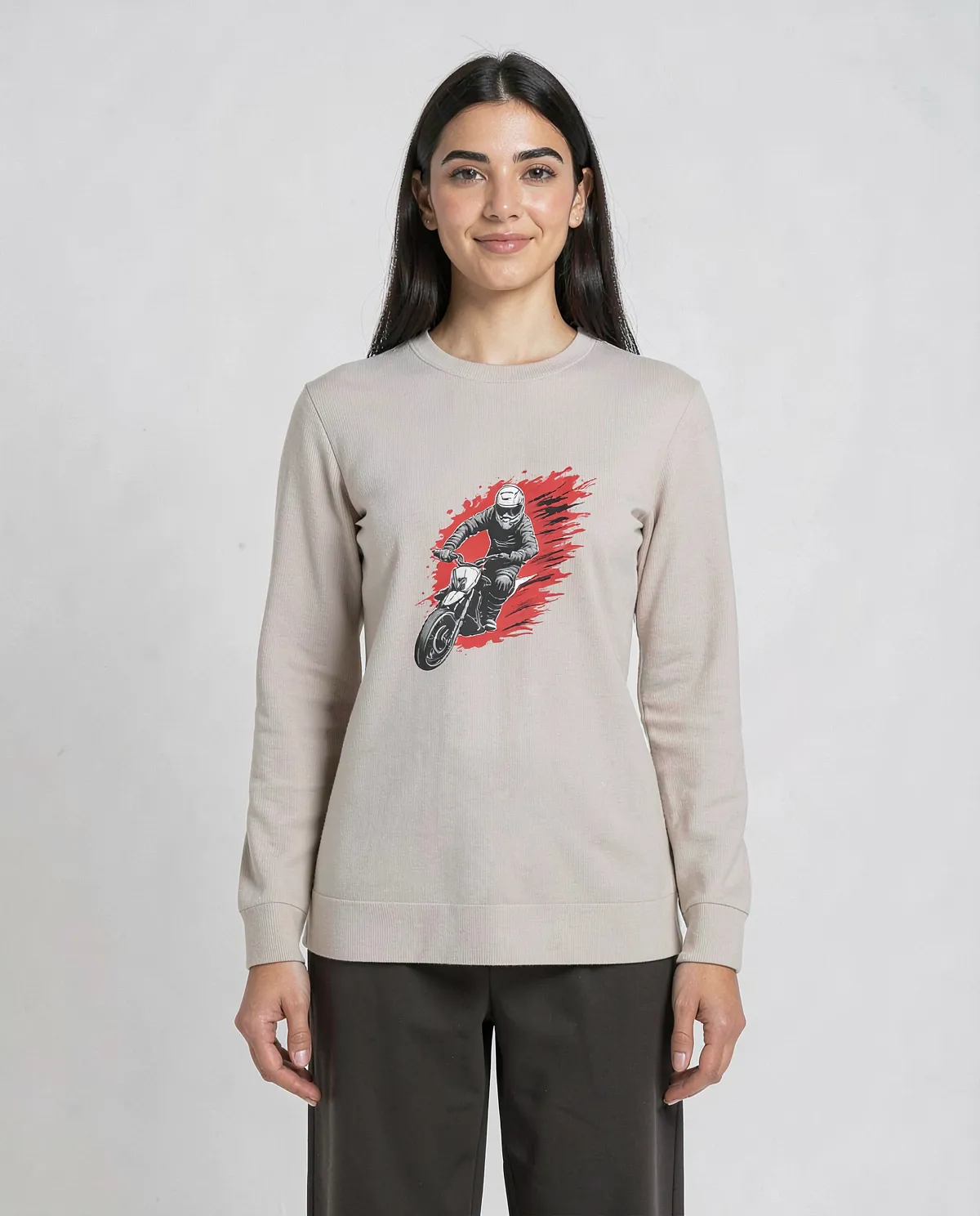 Felpe Unisex Crema Cotone organico morbido 0