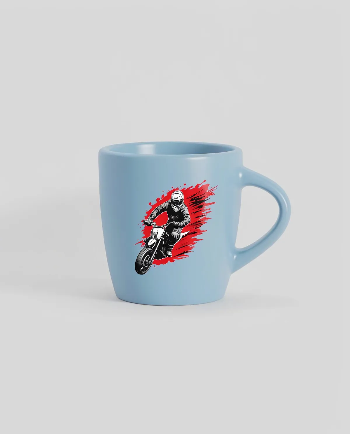Tazza di ceramica con esterno opaco e interno lucido 0