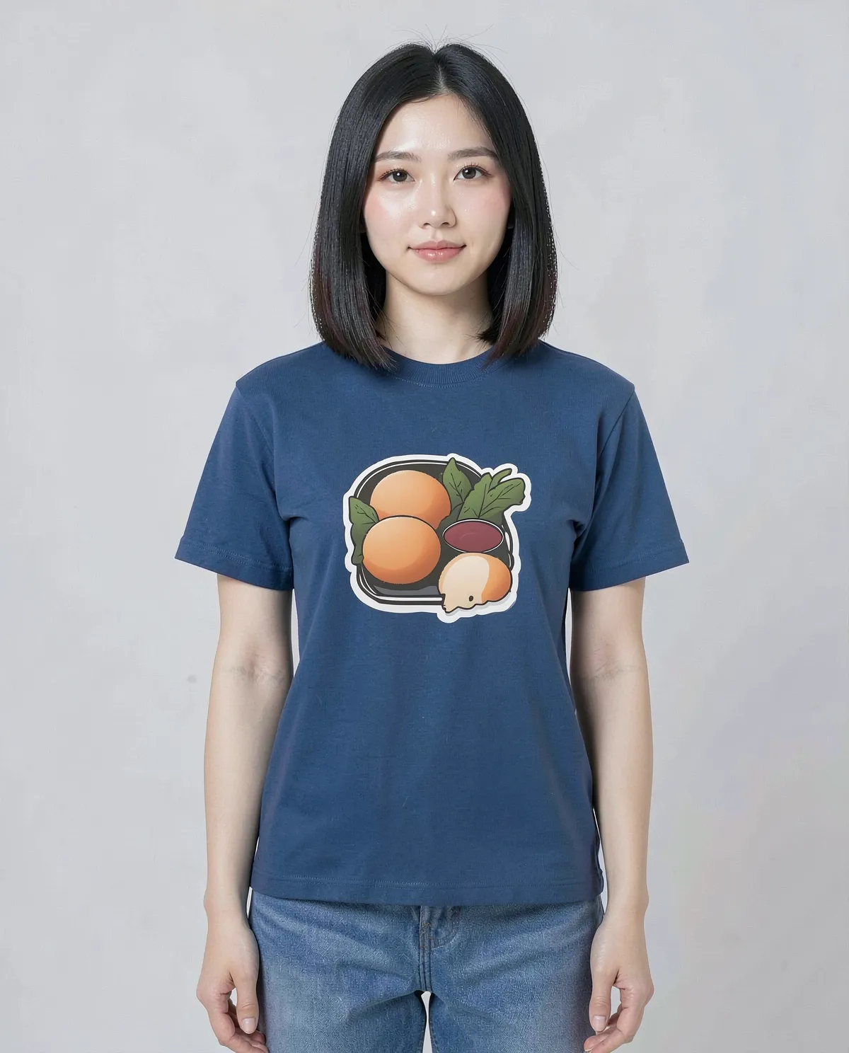 T-shirt Blu – Stampa personalizzabile 0