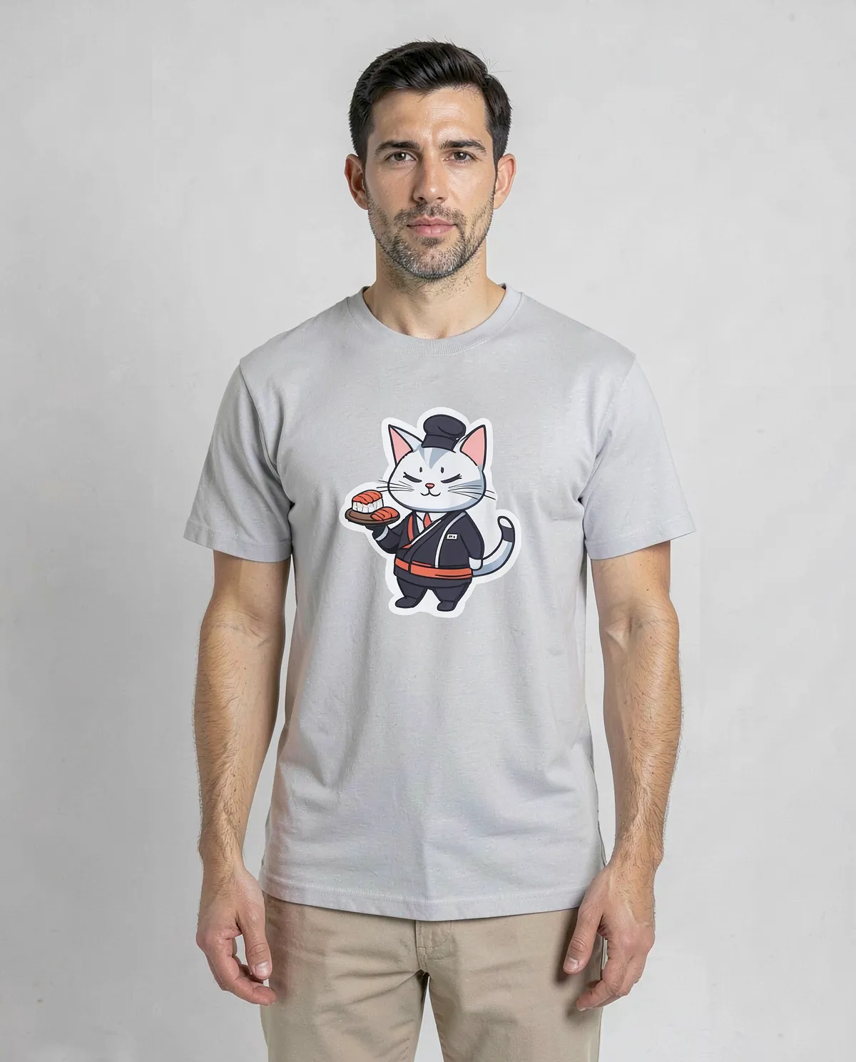 T-Shirt bianca – bianco puro, taglio moderno