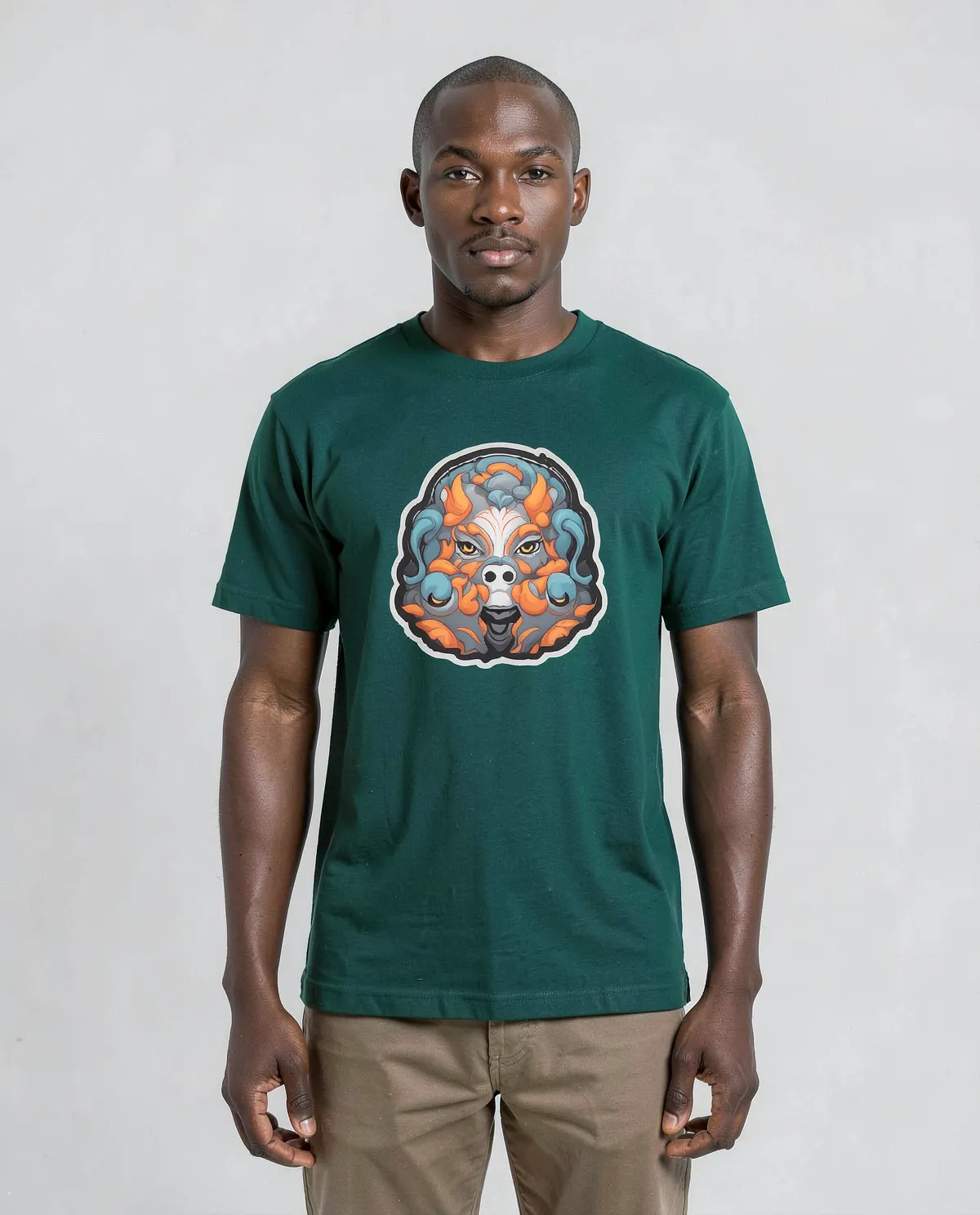 T-Shirt verde eco‑sostenibile in cotone organico