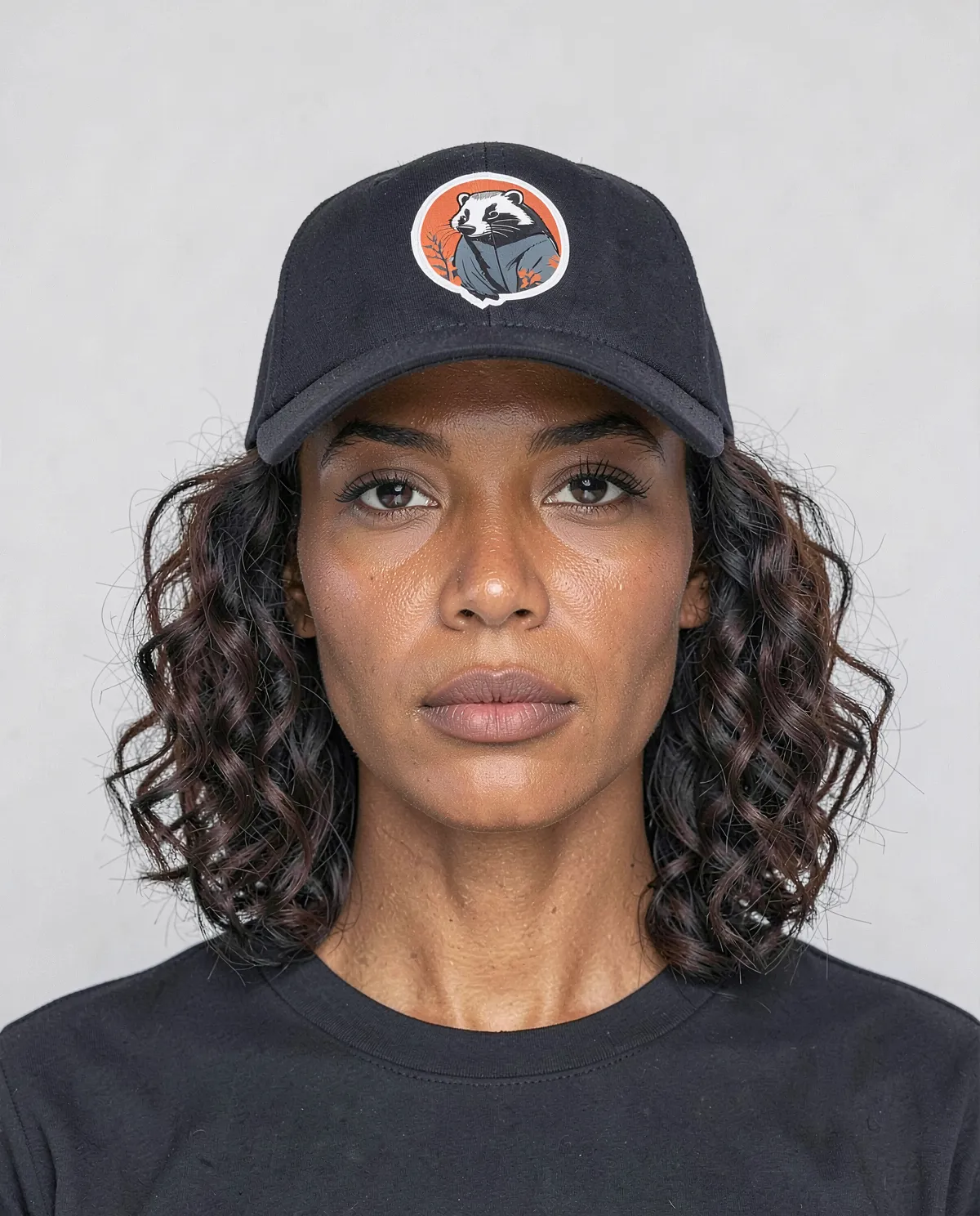 Cappellino navy con chiusura a velcro regolabile 0