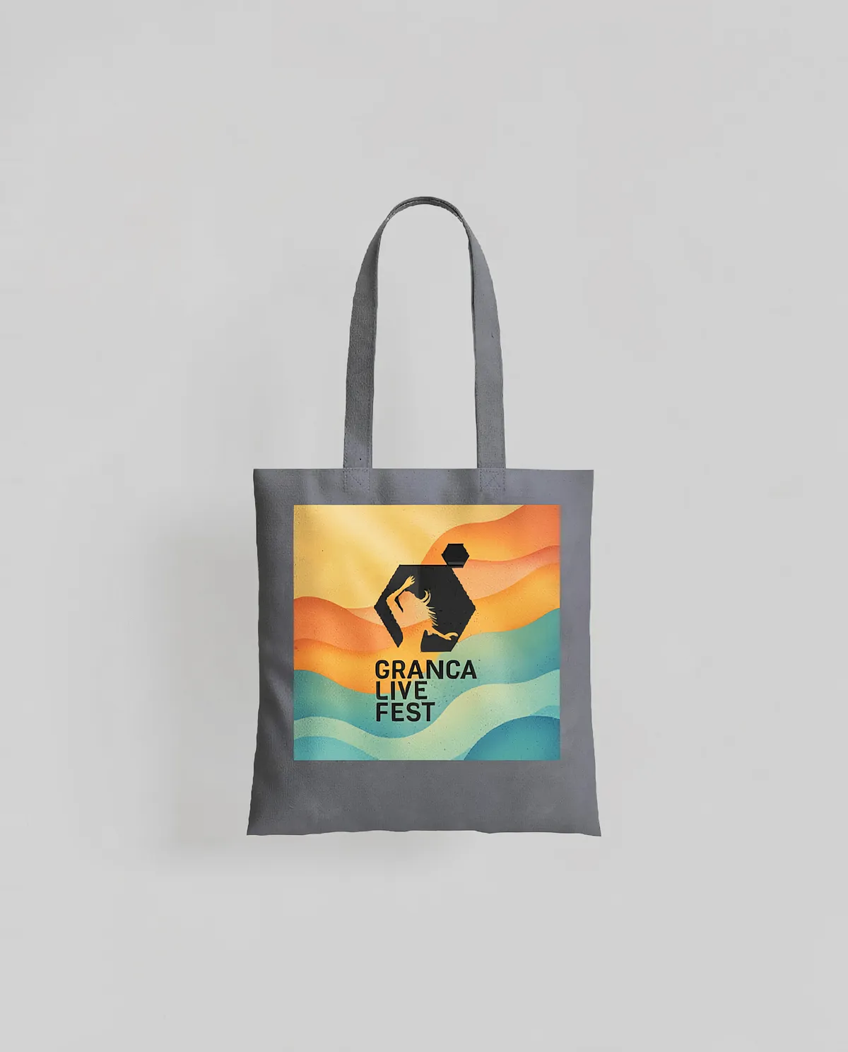 Tote Bag di Cotone Personalizzabile con Manici di 67 cm 0