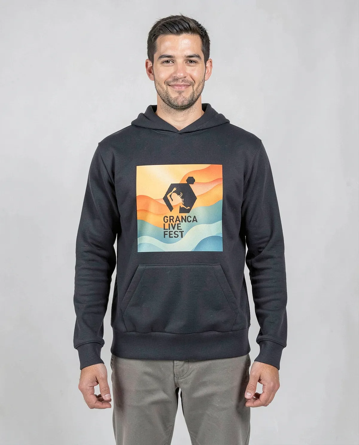 Felpe Unisex Nero con Comfort in Cotone Organico Premium 0