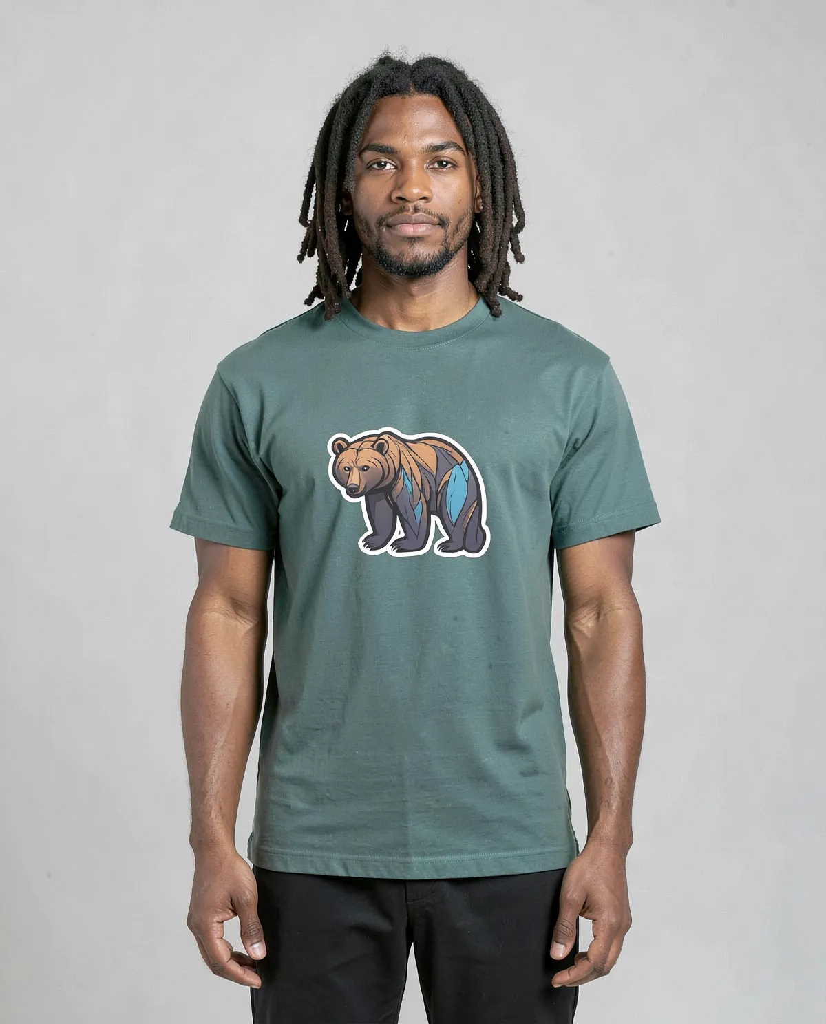 Maglietta Verde – Cotone Organico, Taglio Moderno 0