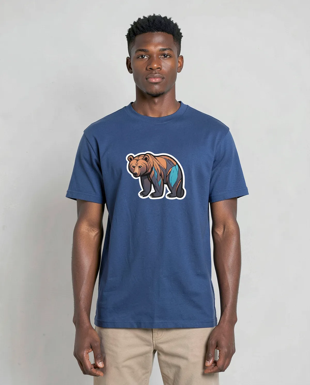 T-Shirt Blu – Cotone Organico Eco‑Sostenibile 59
