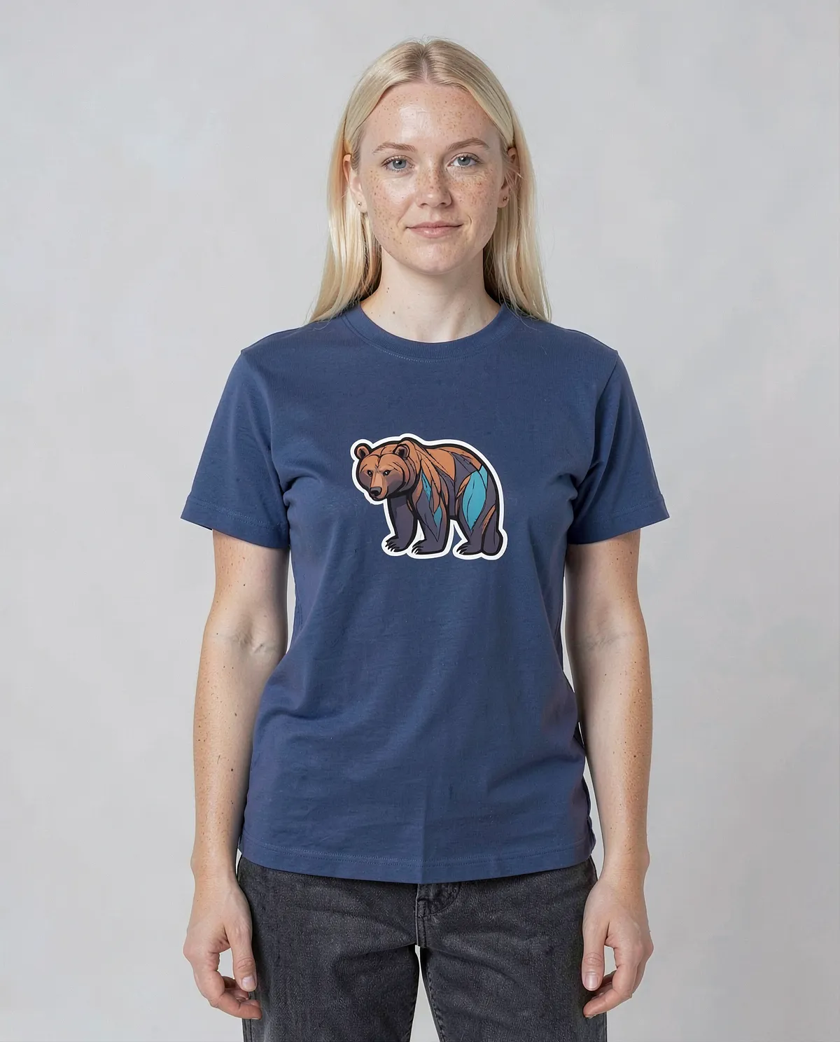 T-Shirt Blu – Cotone Organico Eco‑Sostenibile 59