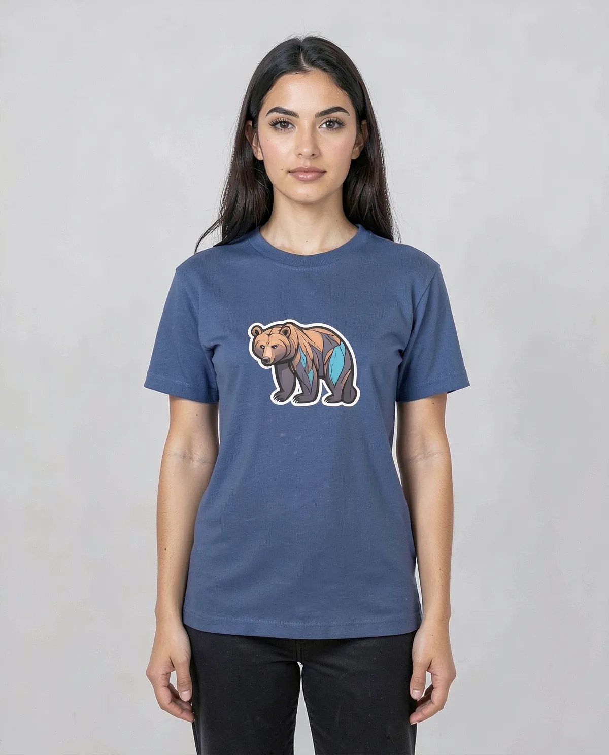 T-Shirt Blu – Cotone Organico Eco‑Sostenibile 0