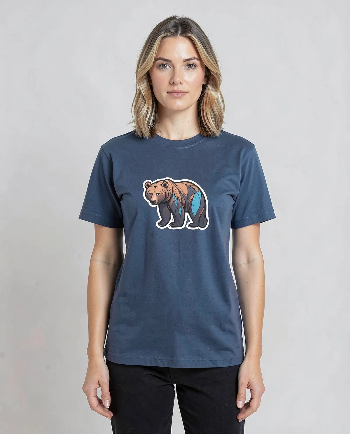 T-Shirt Blu – Cotone Organico Eco‑Sostenibile 59
