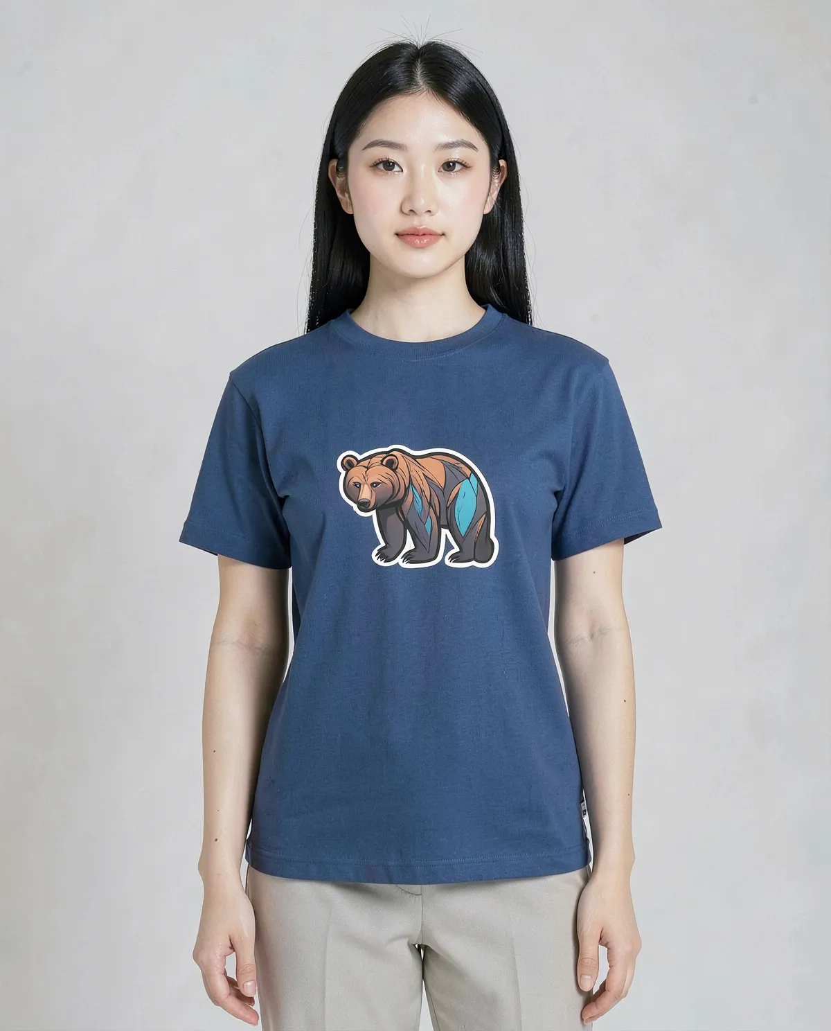 T-Shirt Blu – Cotone Organico Eco‑Sostenibile 59