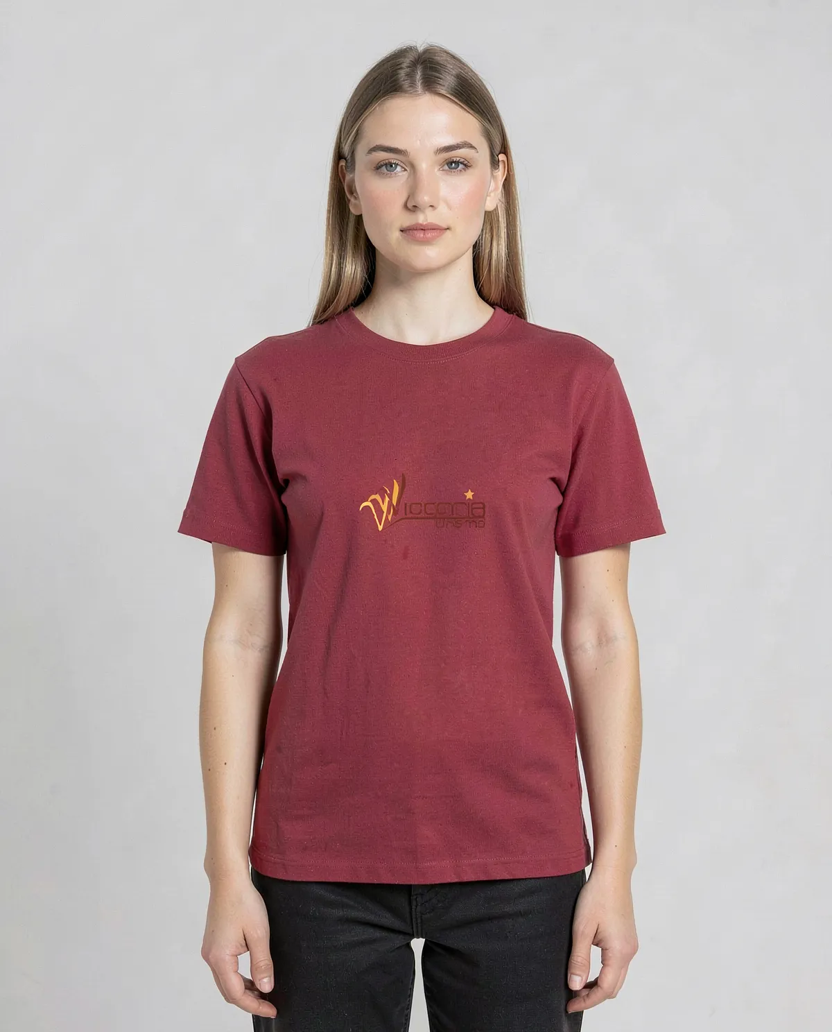 Maglietta di cotone organico rosso – Comfort eco‑sostenibile 0