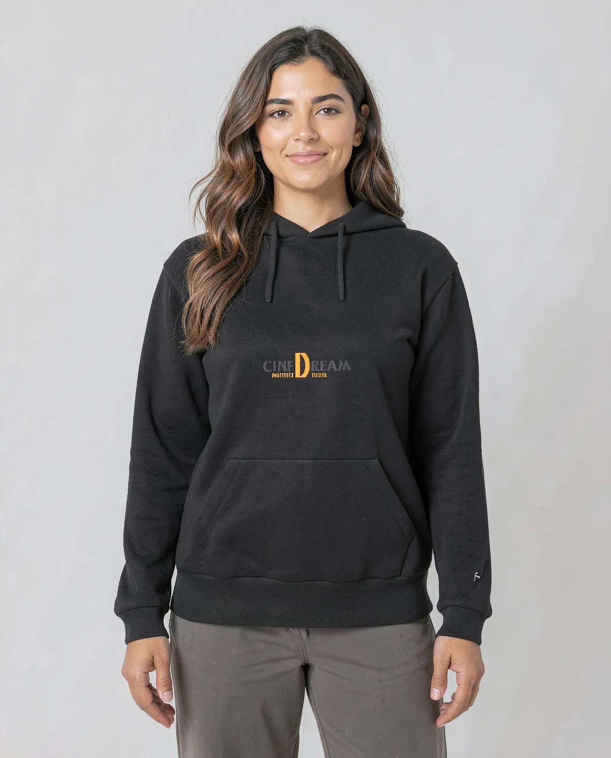 Felpe Unisex in Cotone Nero 0