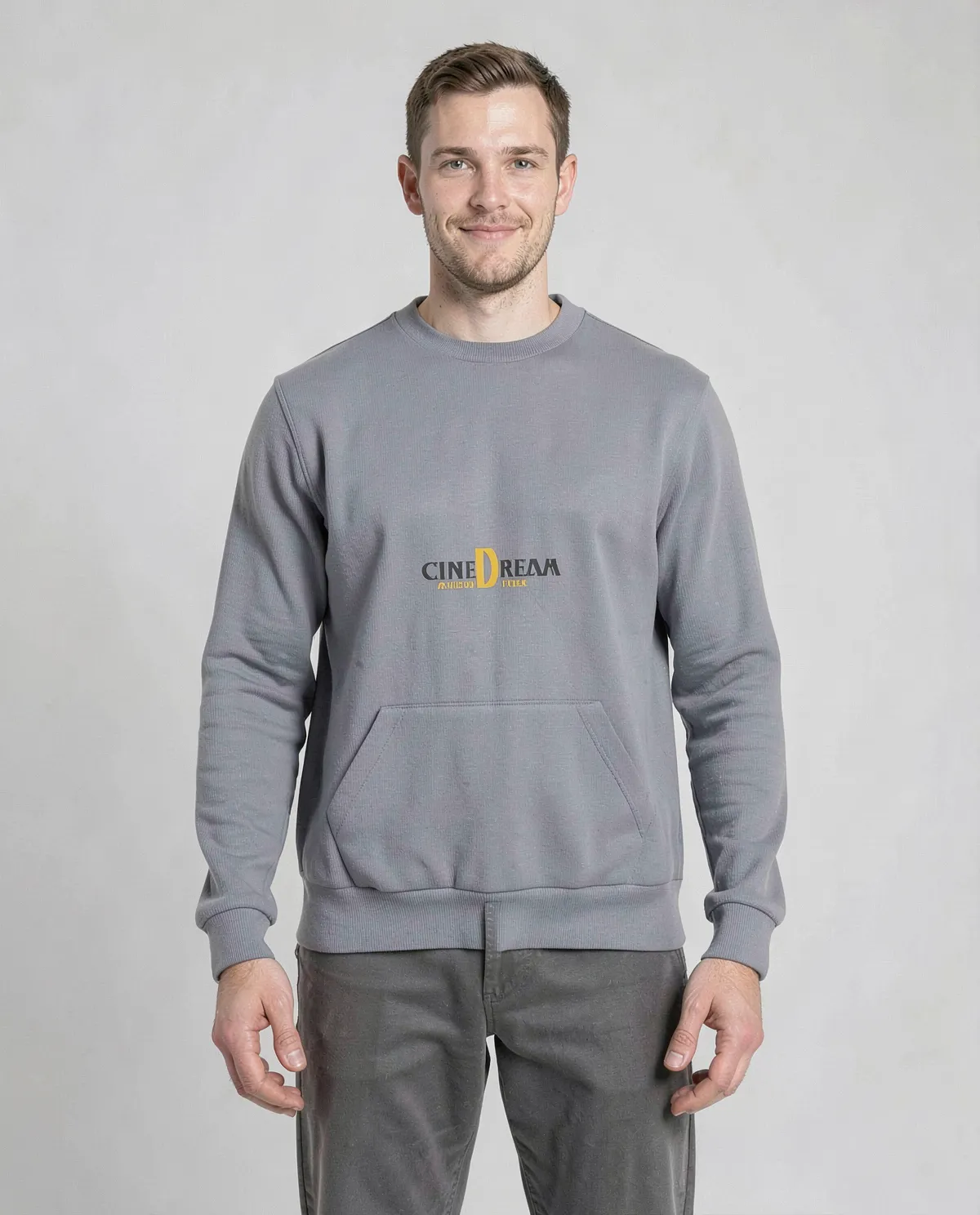 Grigio Unisex Felpe – Comfort in Cotone Organico 59