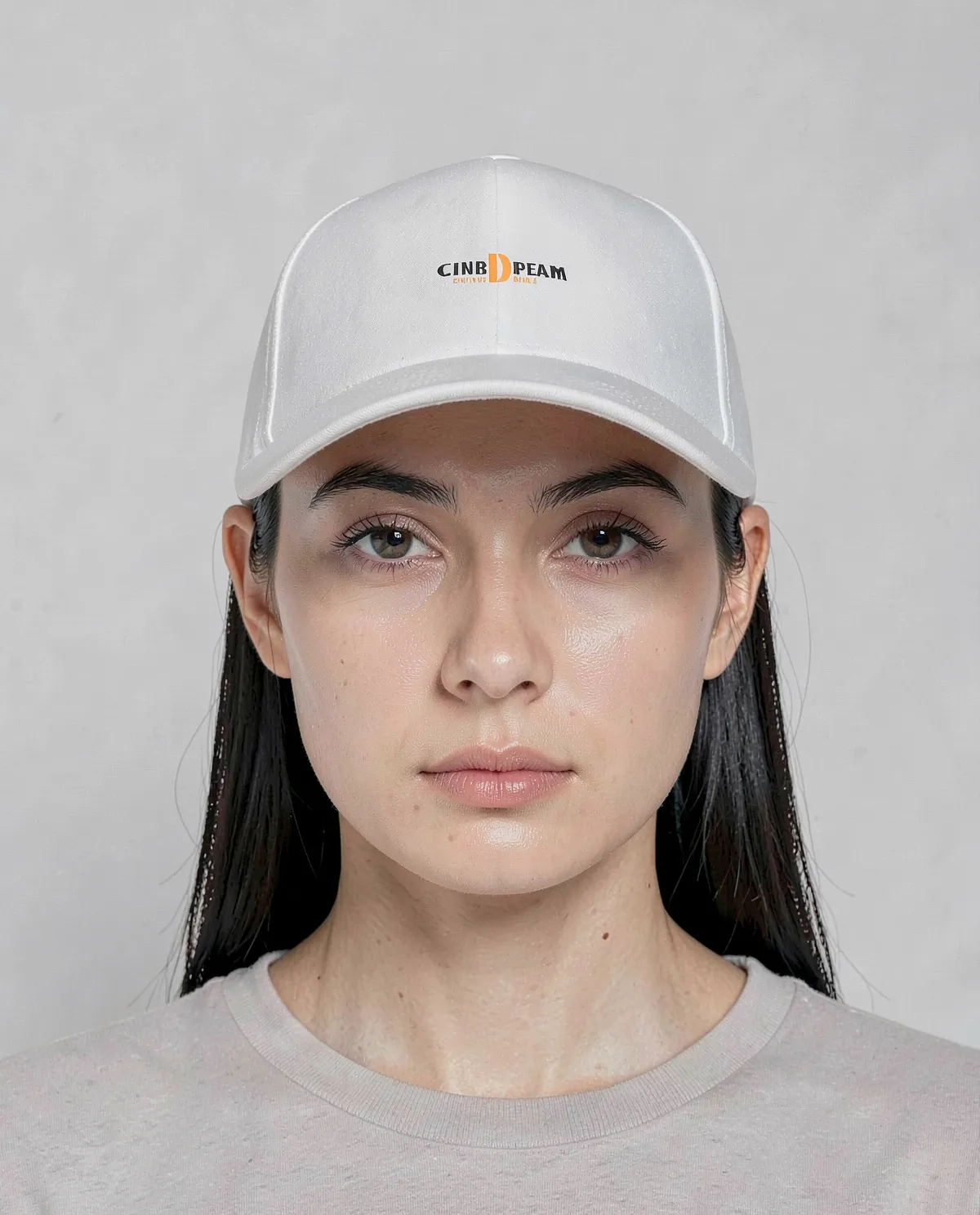 Cappellino Bianco con chiusura a velcro regolabile 0