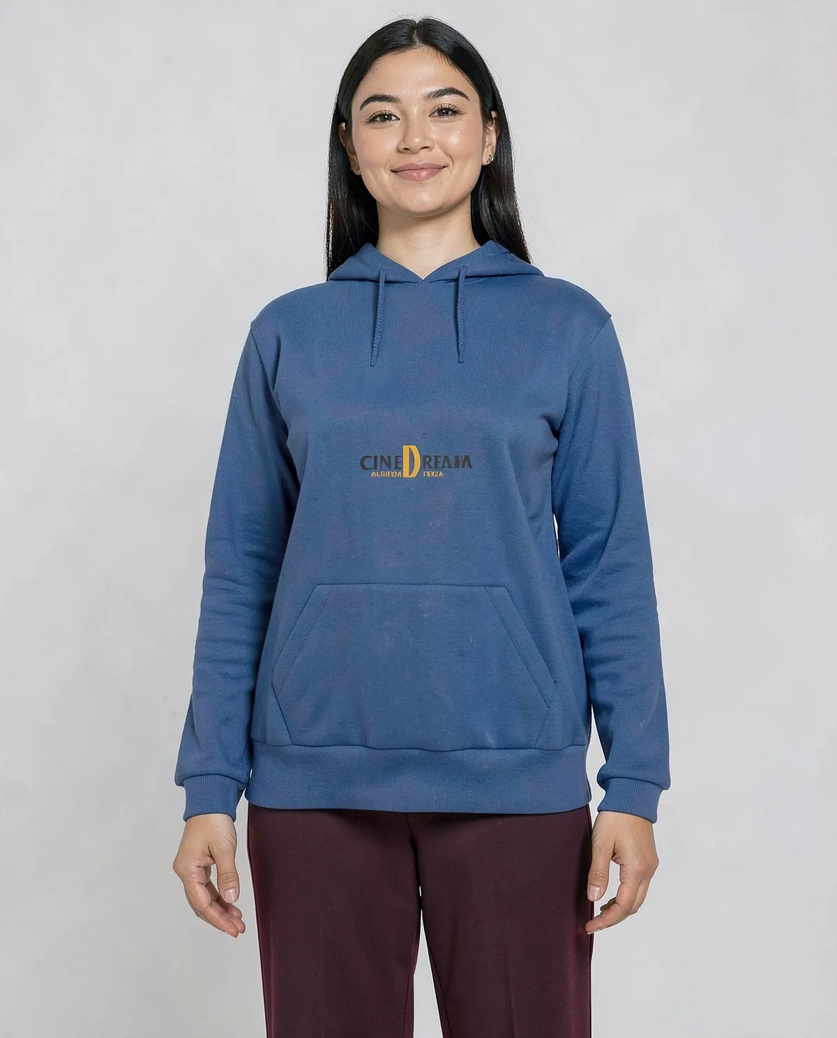 Felpe Blu Brossato in Cotone Organico 59
