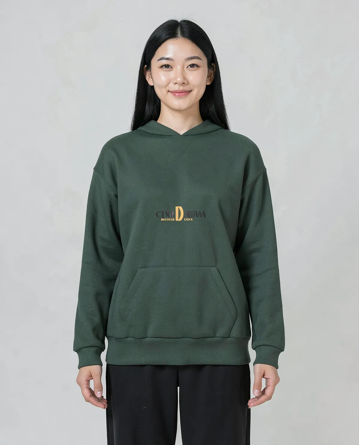 Felpa Unisex in Cotone Organico Verde 59