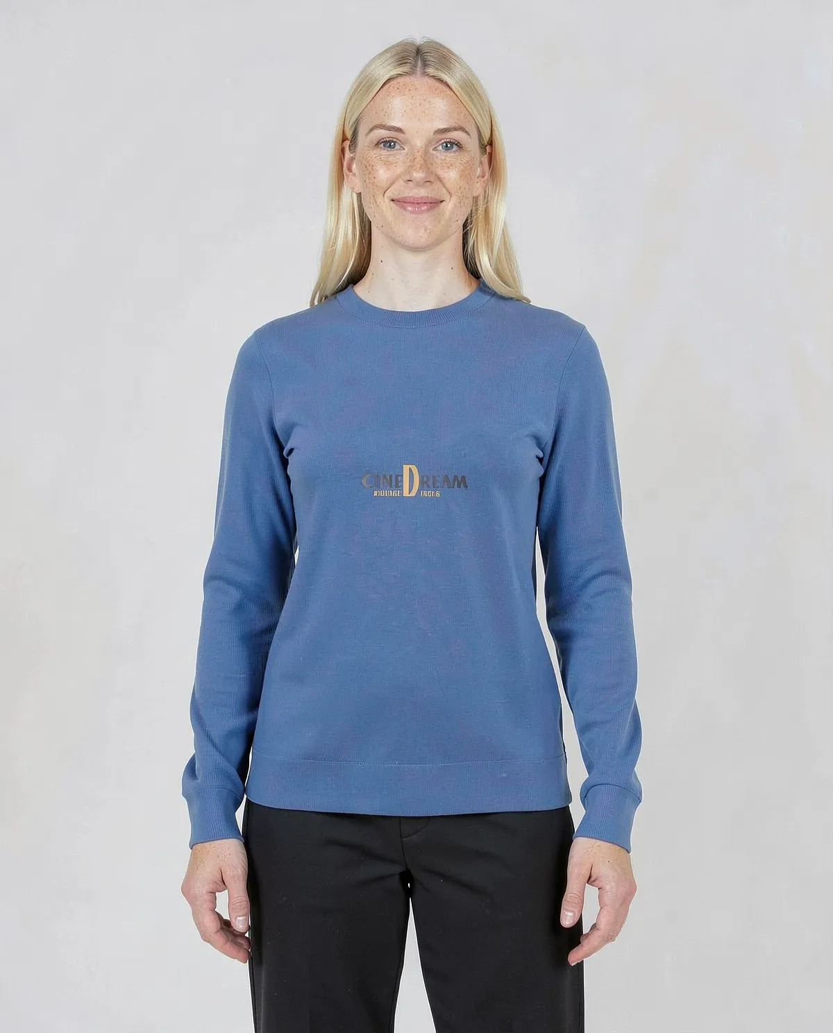 Felpe Blu Brossate in Cotone Organico 0