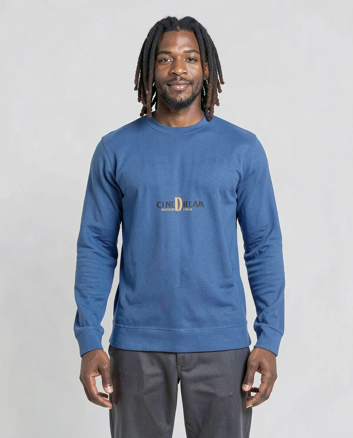 Felpe Blu Brossate in Cotone Organico 59