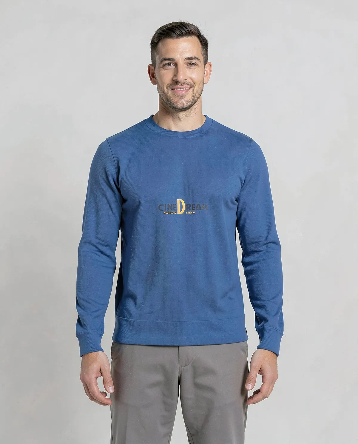 Felpe Blu Brossate in Cotone Organico 59