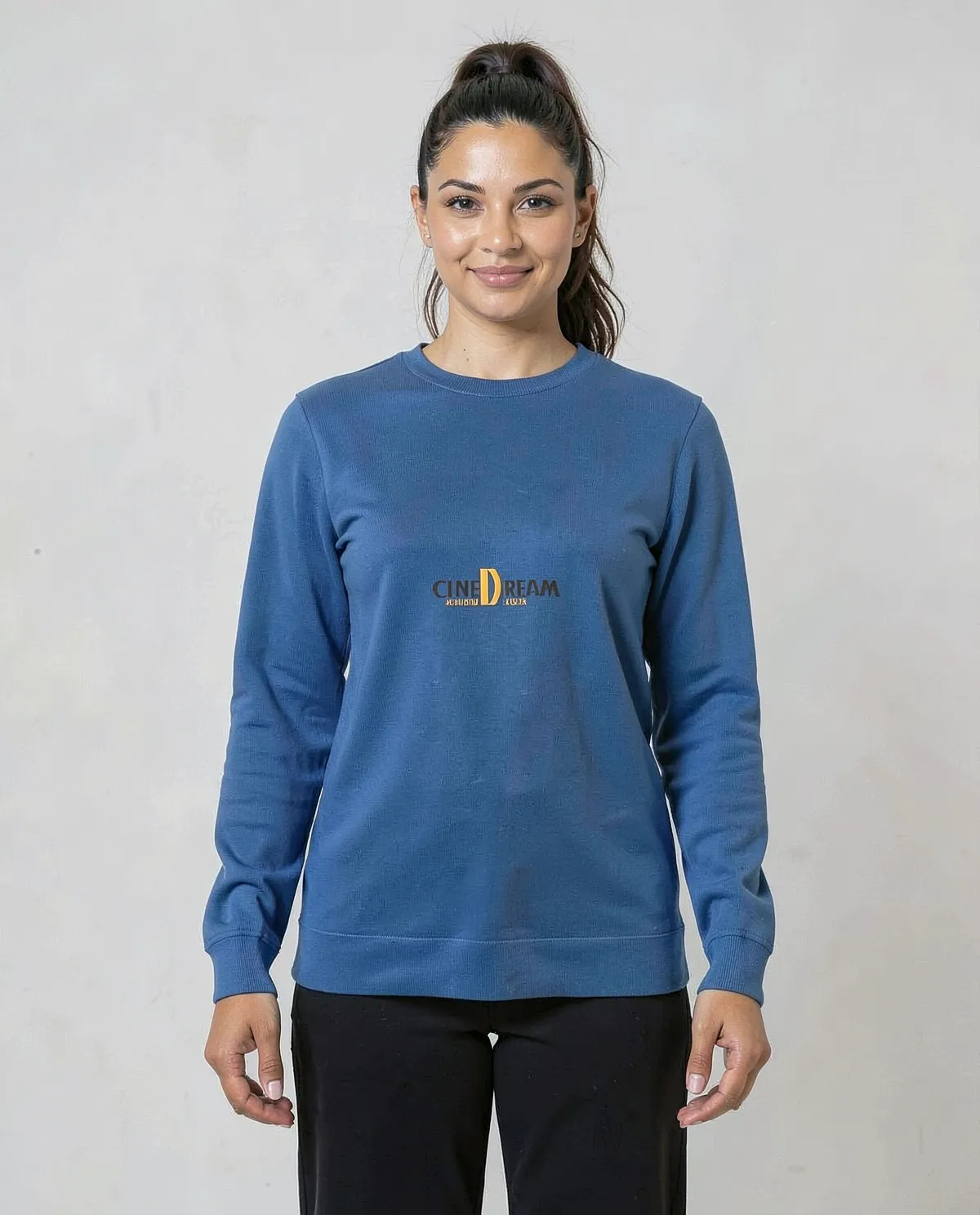 Felpe Blu Brossate in Cotone Organico 59