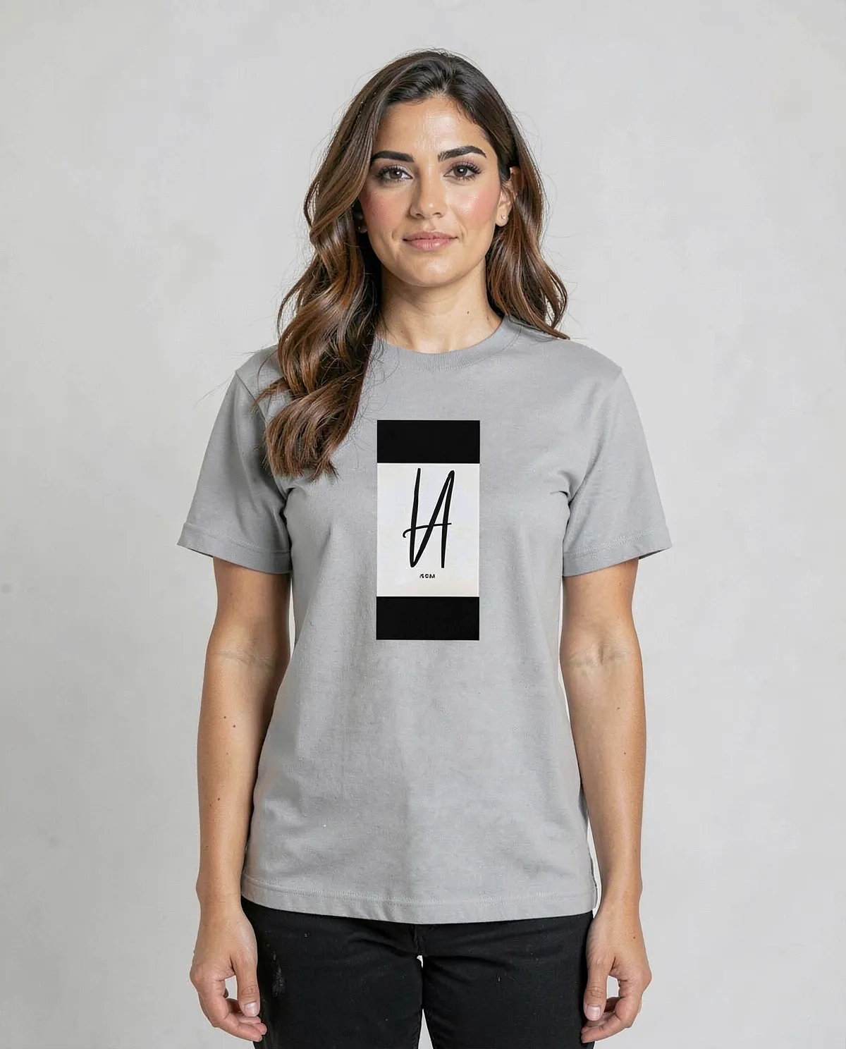Maglietta grigia Minimalista Eco‑Fit 0