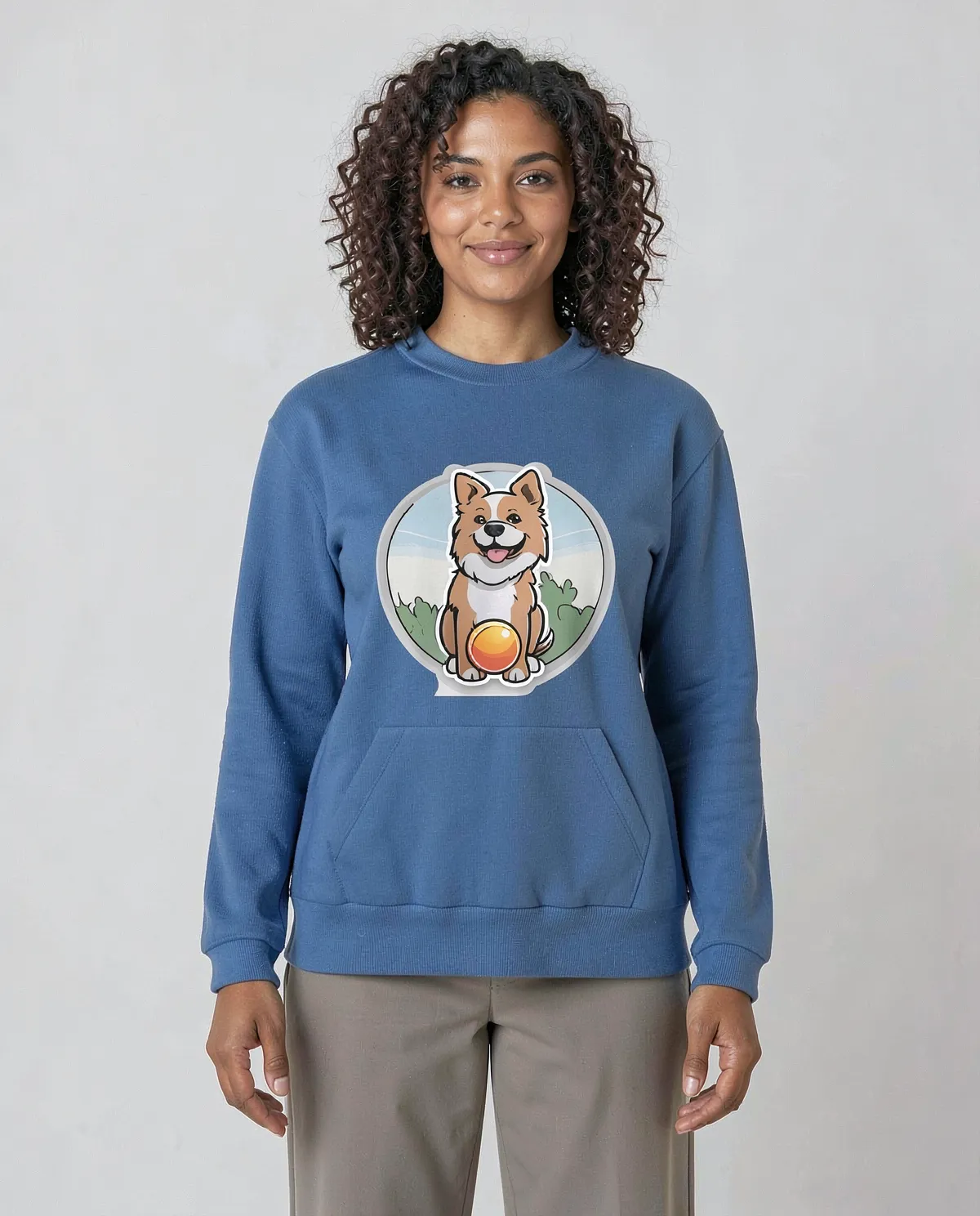 Blu Unisex 100% Cotone Felpe 0