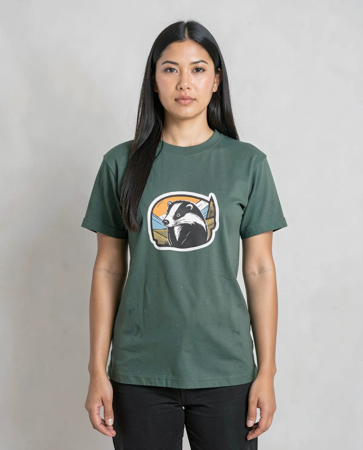 T-Shirt Verde Eco‑Sostenibile Cotone Organico 0