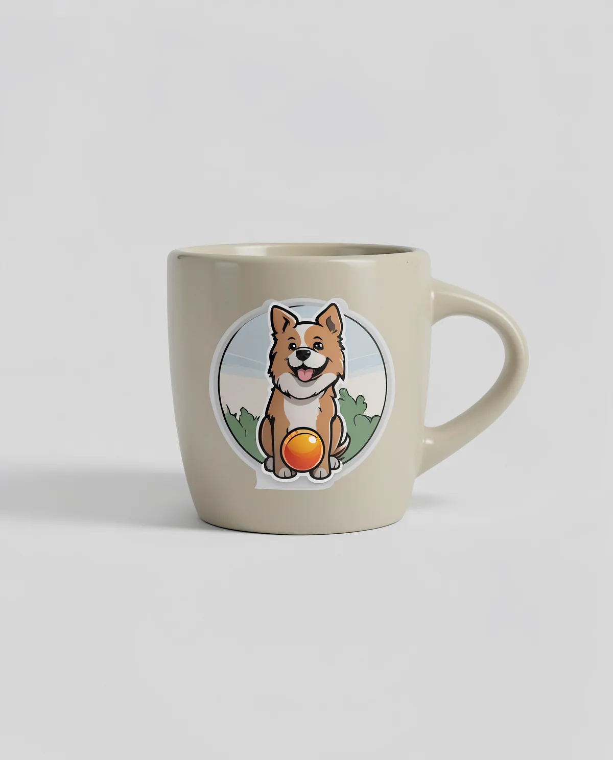 Tazza in ceramica con esterno opaco e interno lucido 0