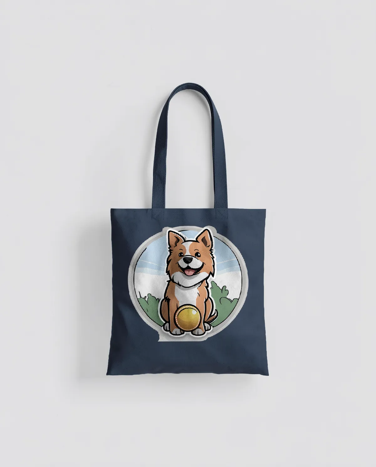 Tote Bag in cotone premium con superficie di stampa liscia 0
