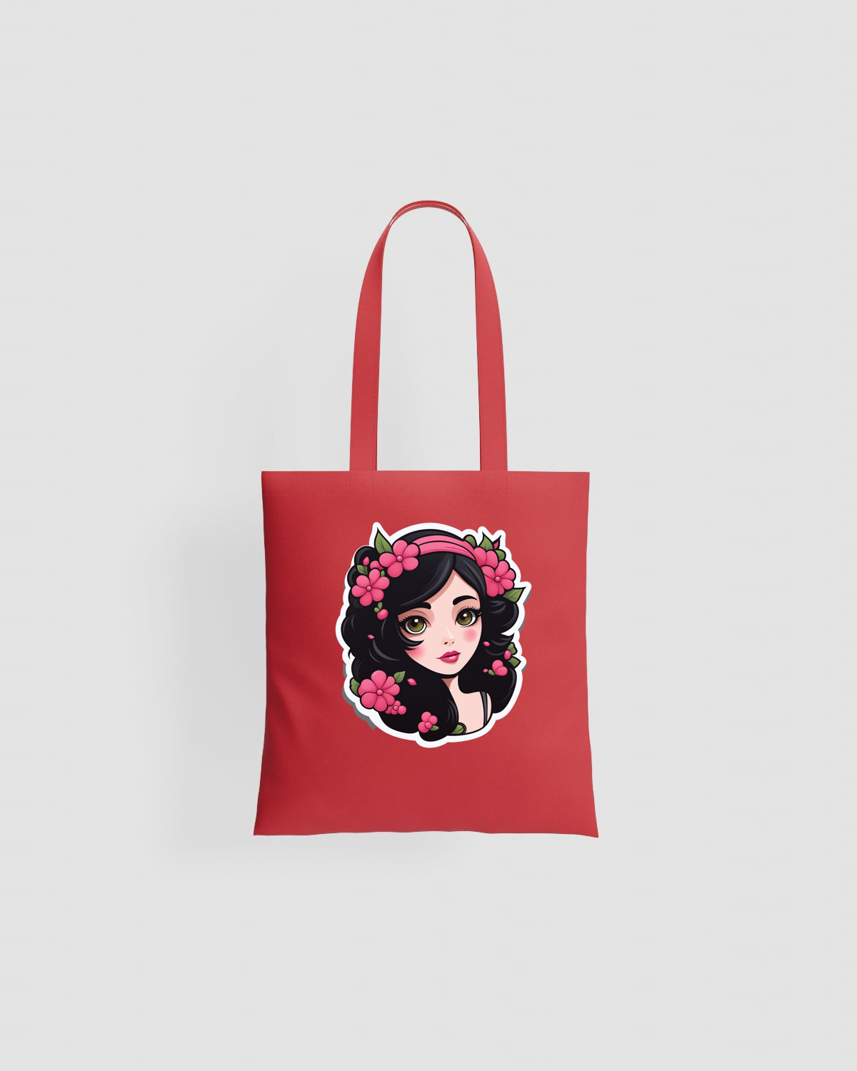 Tote Bag in cotone premium con superficie di stampa liscia 59