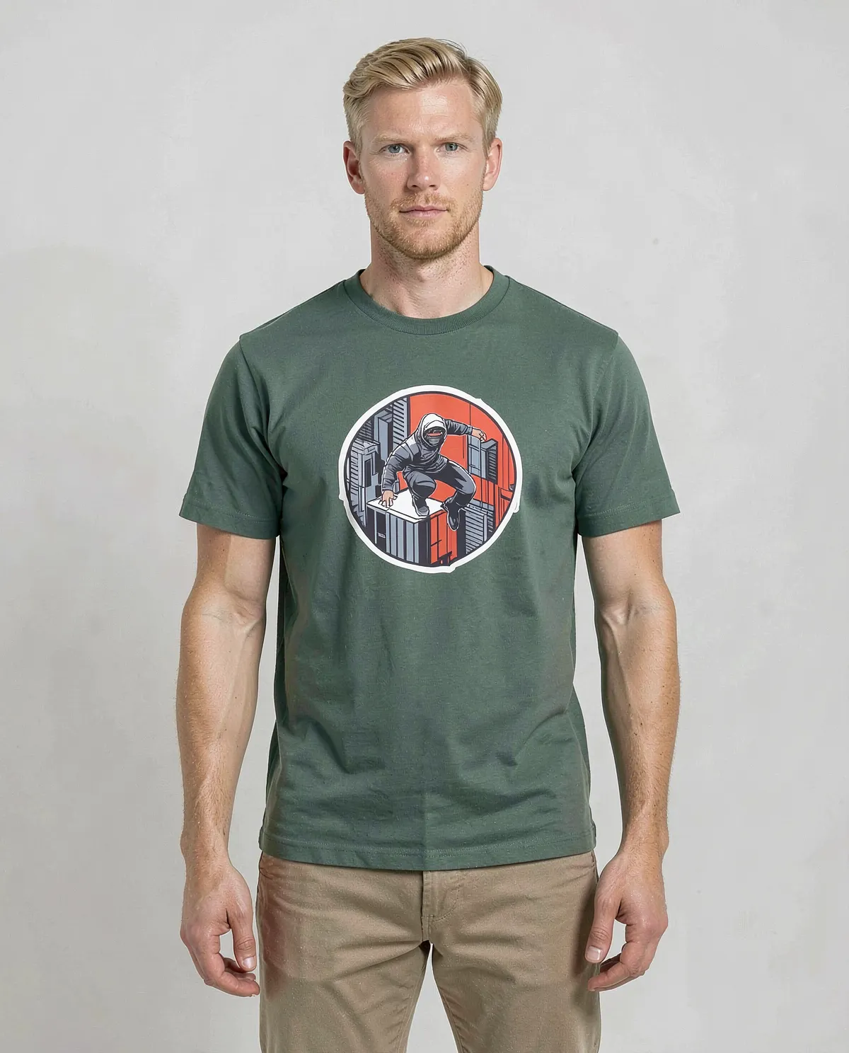 T-Shirt Verde Eco Sostenibile Taglia Moderna