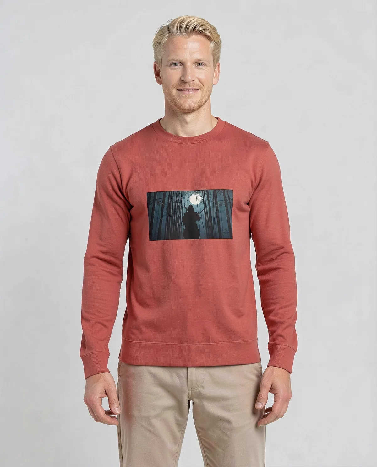 Felpa personalizzabile 80% cotone Rosso