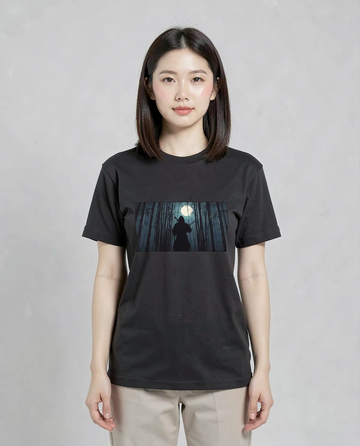 T-shirt personalizzabile 100% Cotone Unisex Nero