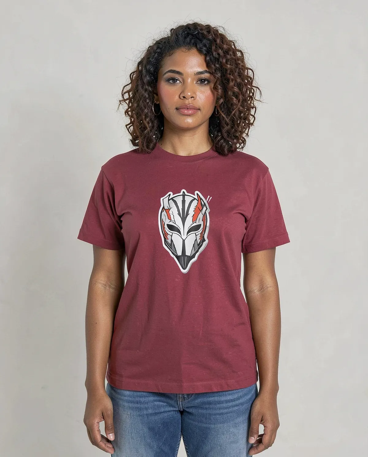Red Organic Cotton T-Shirt Modern Fit Eco Sustainable