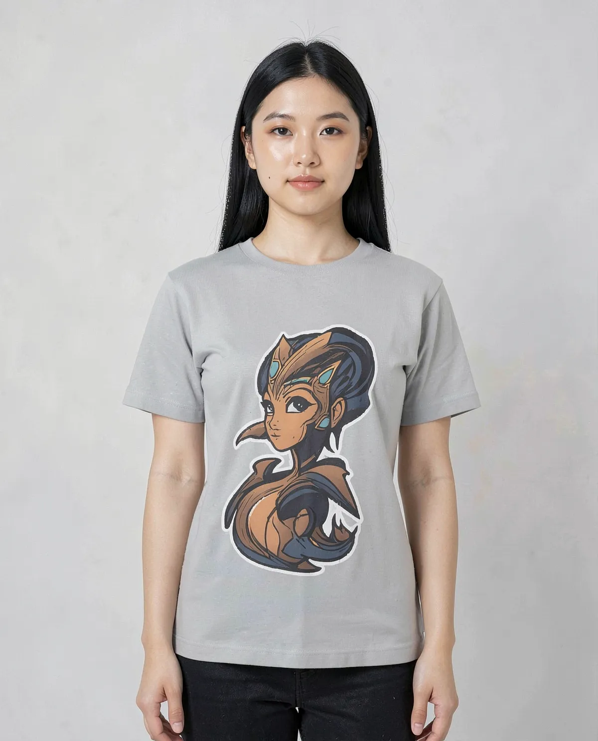 White T-Shirt with Unique Graphic 0