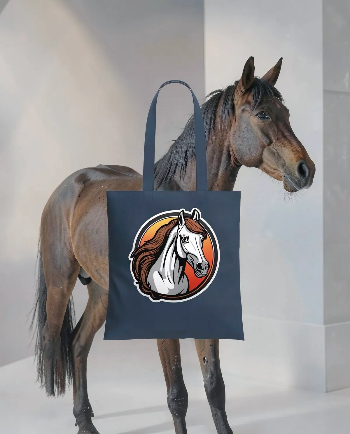 Customizable Cotton Tote Bag with 67cm Handles 59