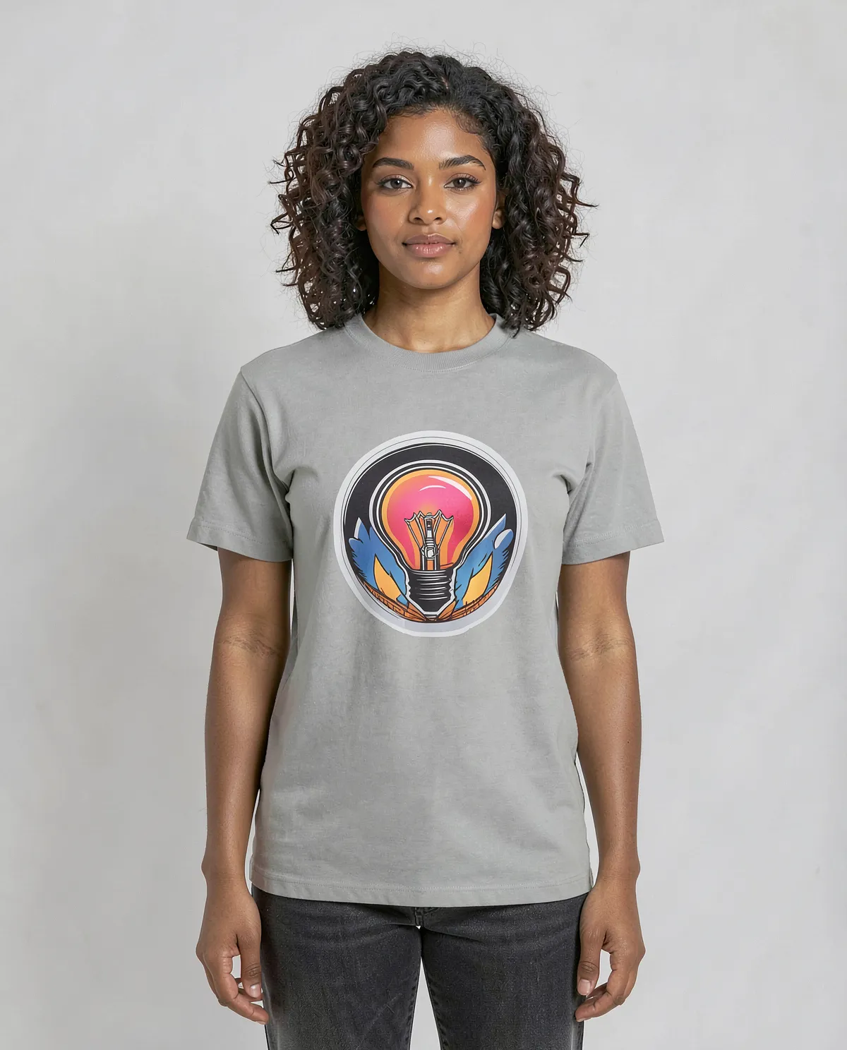 Grey T-Shirt, Modern Eco‑Sustainable Fit 0