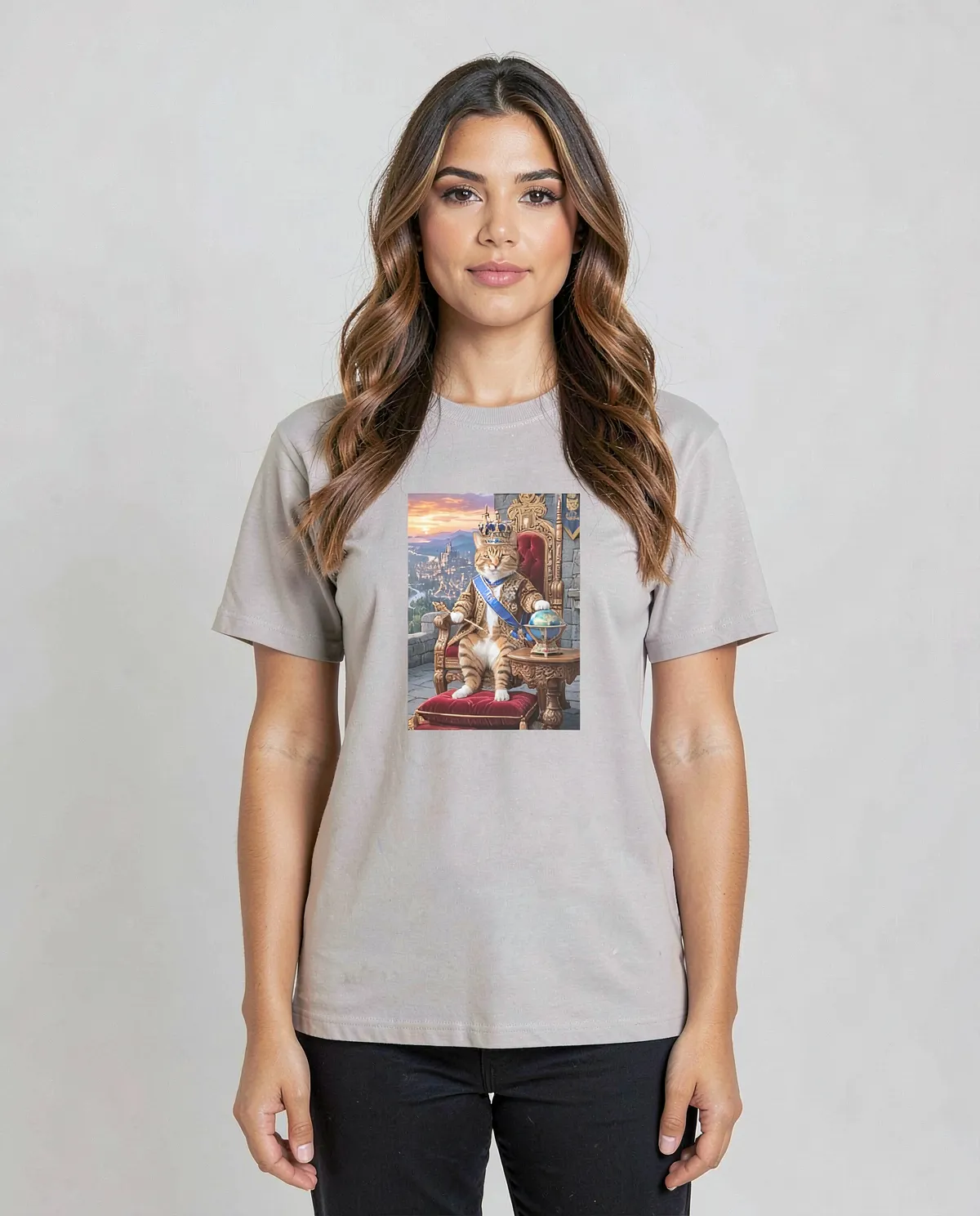 Grey T-Shirt with Minimalist Design 0