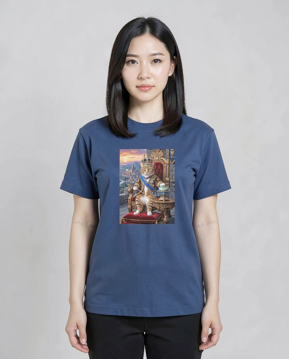 Blue T-Shirt Custom Print